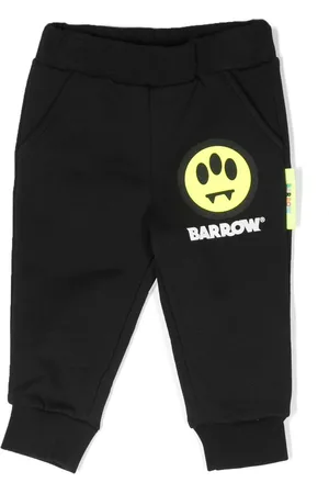 BARROW Logo-print cotton trousers