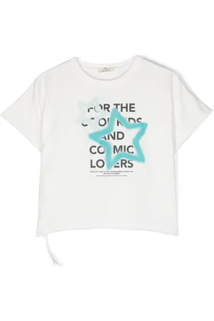 Le pandorine Slogan-print jersey T-shirt