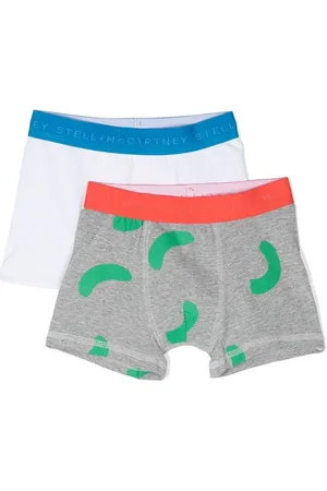 Stella McCartney Smile-print logo waistband boxers