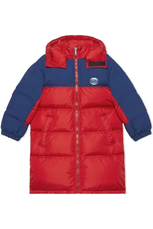 Gucci Logo-patch padded coat