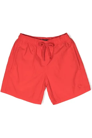 Vilebrequin Embroidered-logo drawstring swim shorts