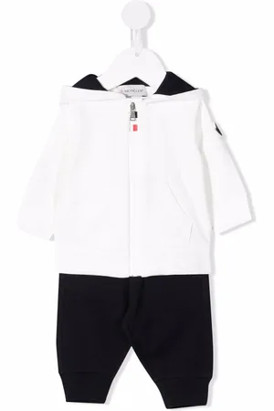 Moncler Two-tone cotton tracksuit set
