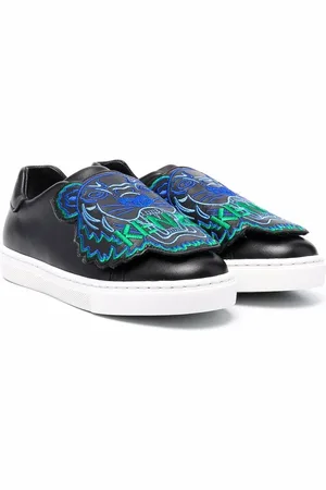 Kenzo Tiger logo slip-on sneakers