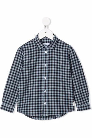KNOT Kentaro gingham-check print shirt