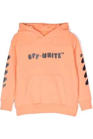 OFF-WHITE Logo-print cotton hoodie