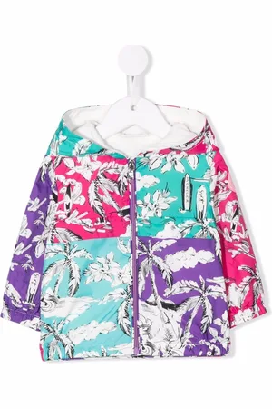 Moncler Palm-tree print jacket