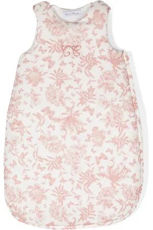 Tartine Et Chocolat Logo-embroidered floral-print sleep bag