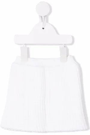 LITTLE BEAR Ribbed-knit A-line miniskirt