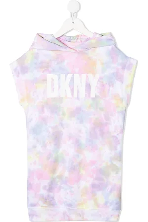 DKNY Tie-dye logo dress