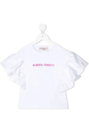 Alberta Ferretti Logo-print cotton T-shirt
