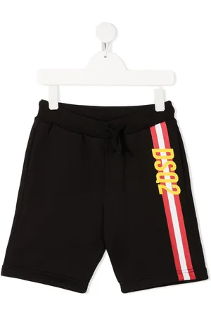 Dsquared2 Logo stripe-print shorts