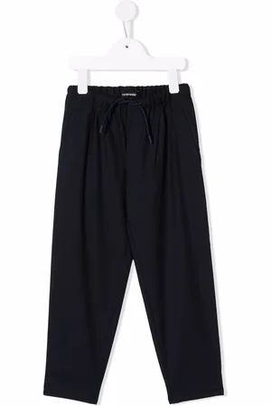 Emporio Armani Drawstring straight leg trousers