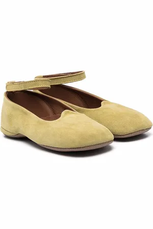 PèPè Suede ankle-strap ballerinas