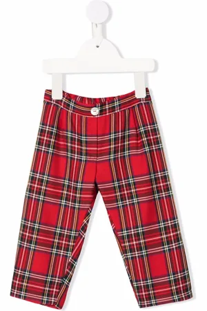 SIOLA Tartan-print trousers