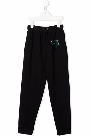 Le pandorine Sequin-embroidered track pants