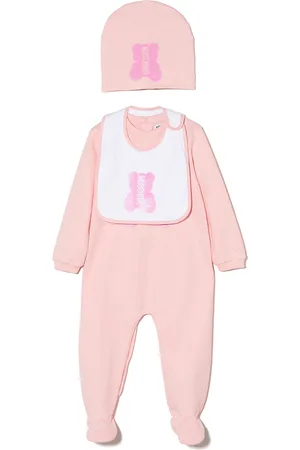 Moschino Logo-print babygrow set
