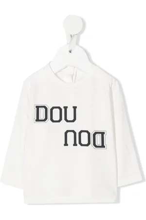 DOUUOD KIDS Logo-print long-sleeve sweatshirt