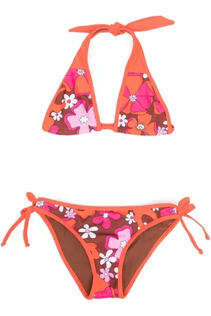 MC2 SAINT BARTH Floral-print bikini set