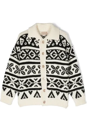 Gucci Patterned jacquard wool cardigan