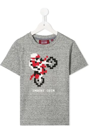 MOSTLY HEARD RARELY SEEN Excite motorbike print T-shirt