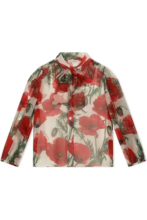 Dolce & Gabbana Floral-print silk shirt
