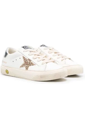 Golden Goose Old School glitter-star sneakers