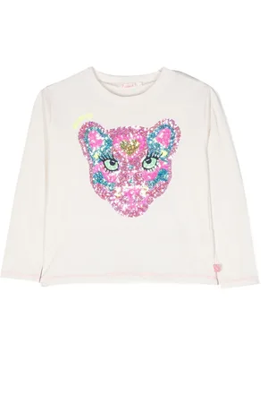 Billieblush Sequin-embellished long-sleeve top