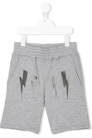 Neil Barrett Bolt print jogging shorts