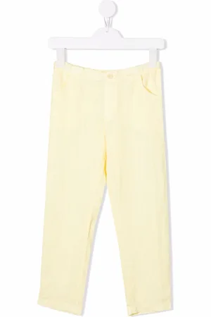 SIOLA Straight-leg linen trousers