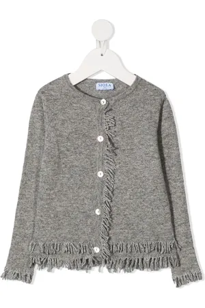 SIOLA Fringed-edge cardigan