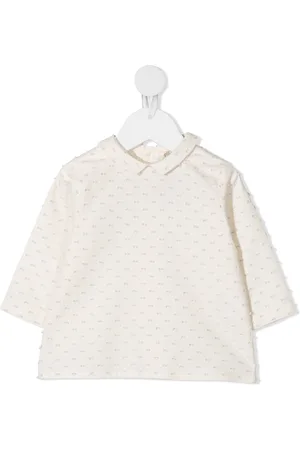 LA STUPENDERIA Textured stitched cotton sweatshirt