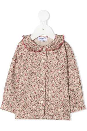 SIOLA Floral print long-sleeved shirt