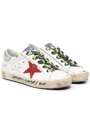 Golden Goose Low-top camouflage lace sneakers