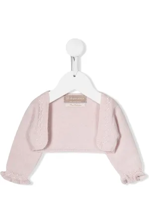 LA STUPENDERIA Ruffled cashmere cardigan