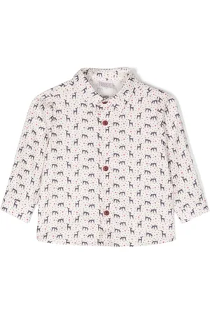 PAZ RODRIGUEZ Graphic-print long-sleeve shirt