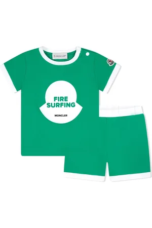 Moncler Fire surfing tracksuit-shorts set