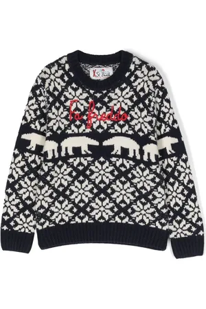 MC2 SAINT BARTH Patterned intarsia-knit jumper