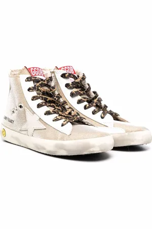 Golden Goose Francy checkered glitter sneakers