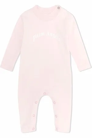 Palm Angels Logo-print cotton romper