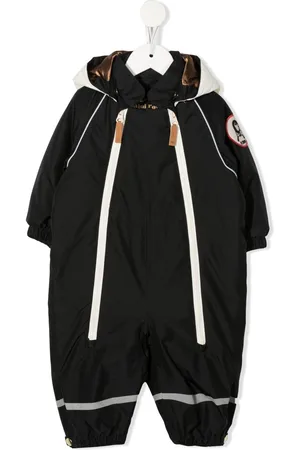 Mini Rodini Alaska Panda hooded snowsuit