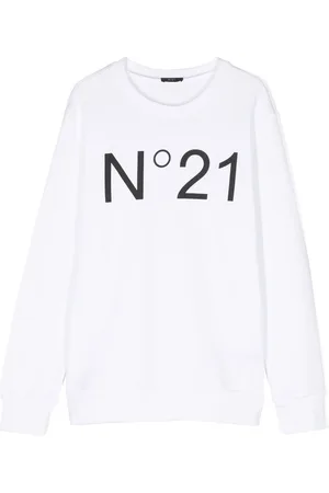 Nº21 Logo-print cotton sweatshirt