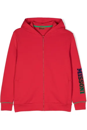 Missoni Logo-print cotton hoodie