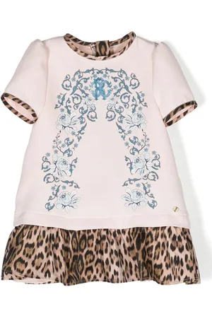 Roberto Cavalli Leopard-print T-shirt dress