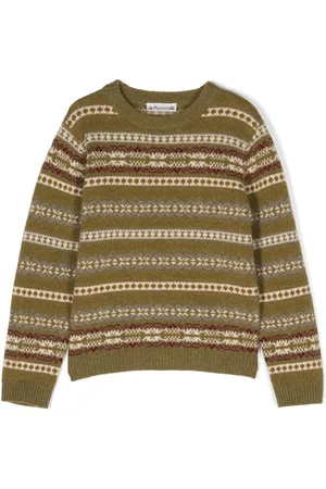BONPOINT Intarsia-knit merino jumper