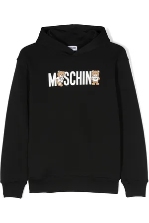 Moschino Logo-print cotton hoodie