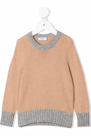 SIOLA Two-tone crewneck sweater