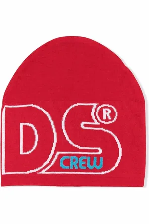 GCDS Logo print beanie