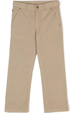 BONPOINT Logo-patch straight trousers