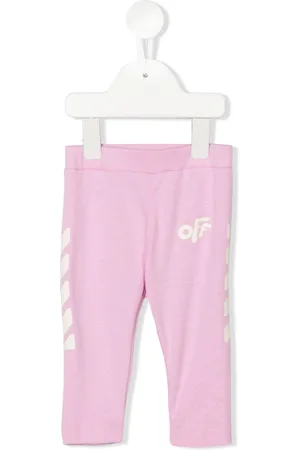 OFF-WHITE Logo-print straight-leg leggings