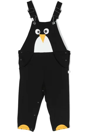Stella McCartney Penguin-motif organic cotton dungarees